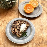 関太一郎　リム皿　蒼